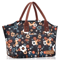 휴대용 열 캔 식품 상자 여성 절연 점심 쿨러 가방 