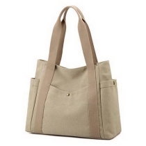 여행 여가 시간 주문 eco  끈달린 면 화포 가방