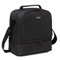 음식과 음료를 위해 절연된 휴대용 지퍼 냉각기 점심 가방