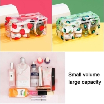 과일 화장용 PVC 메이크업 여행 세척 주머니 공간 가방