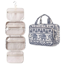 전체 인쇄 대용량 방수 화장품 케이스 여행 세면 용품 