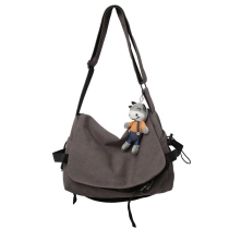 인쇄되는 로고 메신저 부대를 가진 숙녀 학생 사탕 색깔 핸드백 