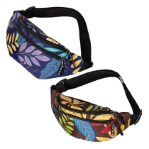 모든 지퍼가 달린 조정 가능한 크로스 바디 가슴 허리 가방