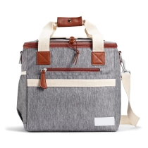 이동식 라이너가 있는 24캔 절연 소프트 쿨러 재사용 가능한 음식 음료 피크닉 비치 쿨러 백 