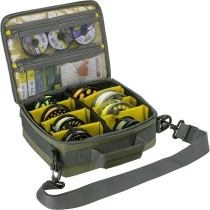 어깨와 손잡이를 가진   어업  낚시 릴 가방