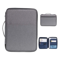 문서 및 인증서 문서 파일 폴더 방수  지퍼 케이스