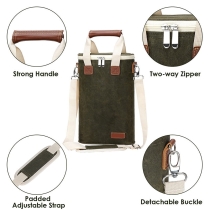 헤비 듀티 휴대용 와인 병 단열 쿨러백 럭셔리 와인 선물 