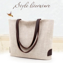 다기능 토트 황마 린넨 캔버스  린넨 황마 캔버스 토트 백 