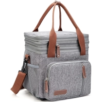 초대형 확장형 절연 냉각기 점심 가방 