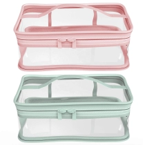 투명 방수 레이디 세면 용품 가방