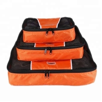 3팩 방수 압축 여행 수하물 정리함 포장 큐브