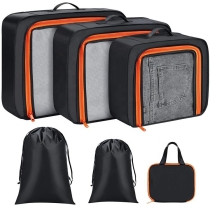 압축 여행 수하물 속옷 보관 6 팩  확장 가능한 포장 큐브  세트