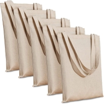 냄새 방지 면화 천연  리넨 토트 백 친환경 인쇄 쇼핑백 