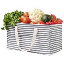 방수 캔버스 에코 접이식 식료품 쇼핑  세탁 보관 유틸리티 토트 백