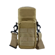 조정 가능한 스트랩과  물병 홀더 크로스 물병 버킷 가방