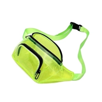 홀로그램 레이저 디자이너 Fanny Pack Crossbody 가슴 벨트 투명 BAG