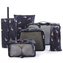 경량 방수 여행 신발 의류 6pcs  큐브 포장