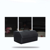 트렁크 솔리드 컬러 가죽 다기능 접이식 가방 자동차 트럭 