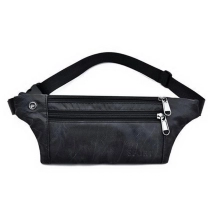 방수 비건 가죽 허리 가방