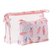 인쇄 화장용 여행 주머니