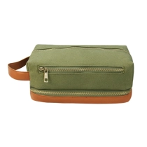 무거운 캔버스 휴대용 남성 여행 세척 가방