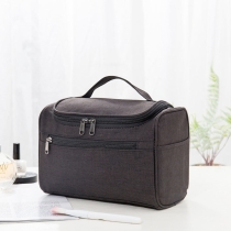 큰 대용량 지퍼 휴대용  여행 메이크업 세면 용품 화장품 가방