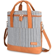 쿨러 토트 백 절연 피크닉  쿨러 가방 3병 와인