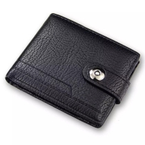 남자 슬림 카드 pu 가죽  rfid 차단 신용 카드 돈 지갑 