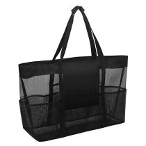 옥외  방수  바닷가 메시 끈달린 가방 