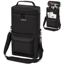 와인 애호가 크리스마스 선물 패딩  피크닉 파티 2 병 와인 쿨러 가방