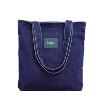 여성 대용량 캐주얼 데님 경량 소프트 캔버스 숄더 토트 백 
