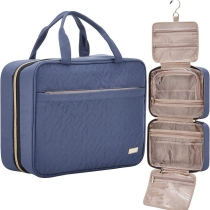 블루 여행 대용량  세면 용품  메이크업  교수형 방수 화장품 가방