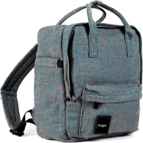 새로운 대마 친환경  노트북 배낭 여행 학교 황마 백 팩 