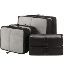 친환경 천 속옷 압축 보관 수하물 접이식 포장 큐브 