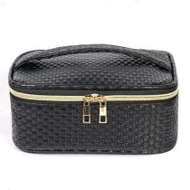 우아한 레이디 여행 PU 가죽 세면 용품 화장품 가방 