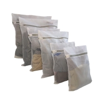 6 조각 새로운 디자이너 여행 수하물 메쉬 포장 큐브