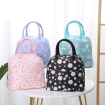  대용량 알루미늄 호일 절연 사이드 포켓이있는 열 점심 냉각기 가방