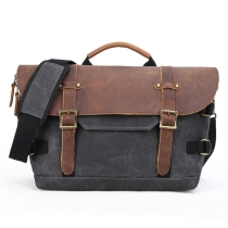멀티 사용 방수 빈티지 카메라  도난 방지 왁스 처리 카메라 메신저 백 