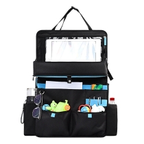 BSCI 제조  뒷좌석 접는 차량용 다목적 테이블 iPad 걸이 가방