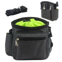 다목적 휴대용 워킹 러닝 애완 동물 스낵 홀더 재사용 가능한 개 훈련 허리 어깨 끈이있는 주머니 