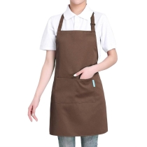 조정 가능한 목 벨트와  2개의 포켓 는 성인 주방 요리 앞치마 