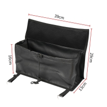 두 좌석 사이의 보관소 가죽자동차 보호 스크린 격리 보관함 