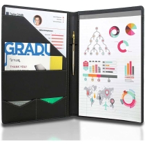 엠 보스 문서노트북 바인더 방수 인조 가죽 포트폴리오 