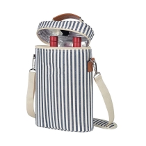 다용도 휴대용 쿨러 백 2병 절연 와인 토트 캐리어