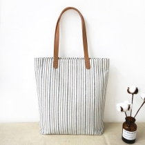 여자 캔버스 토트 숄더 백  여행 학교 쇼핑 내부 포켓