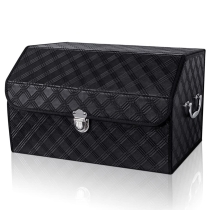 방수 가죽 접이식  자동차 뒷좌석 스토리지