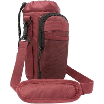 물병 홀더 절연 물병 캐리어/슬링 조절 가능한 어깨끈 |전화, 액세서리용 대형 포켓