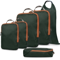 직물  6pcs 가방 세트 여행 RPET 포장 큐브 압축