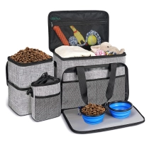 고급 다기능 애완 동물 액세서리 보관 토트 백