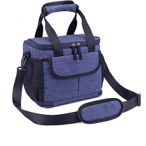 접이식 재활용 휴대용 옥스포드 천 대용량 단열 점심 쿨러 백 